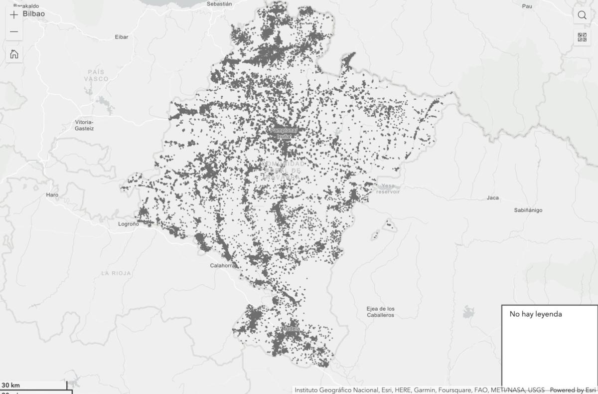 Un mapa interactivo permite conocer el potencial solar del tejado de un edificio