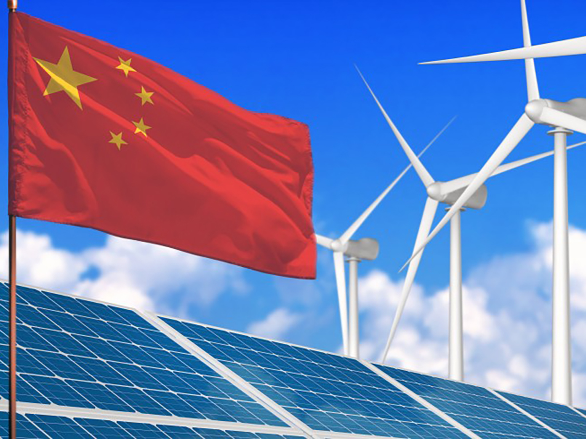 China establece el objetivo de instalar 160 gigavatios de energía eólica y solar en 2023