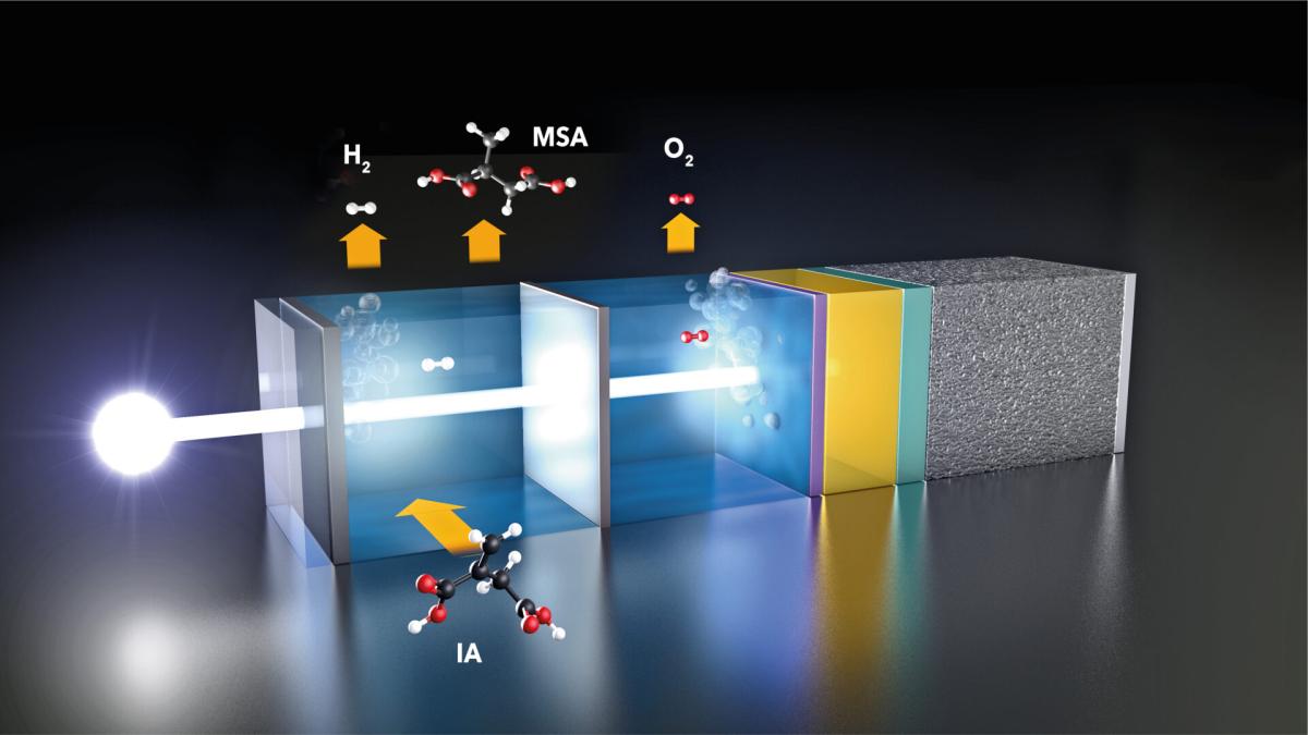 Cómo la división fotoelectroquímica del agua puede volverse competitiva para la producción de hidrógeno verde