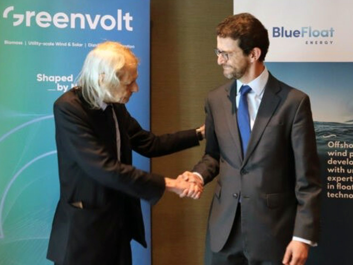 BlueFloat Energy y Greenvolt desarrollarán eólica marina en Portugal