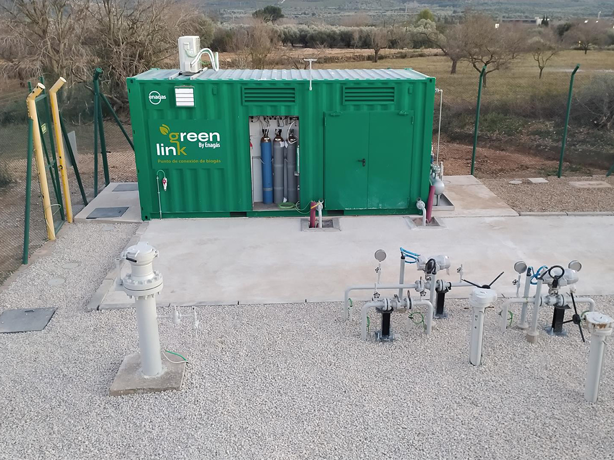 La Galera, la primera conexión privada a la red de transporte de gas, comienza la inyección de biometano