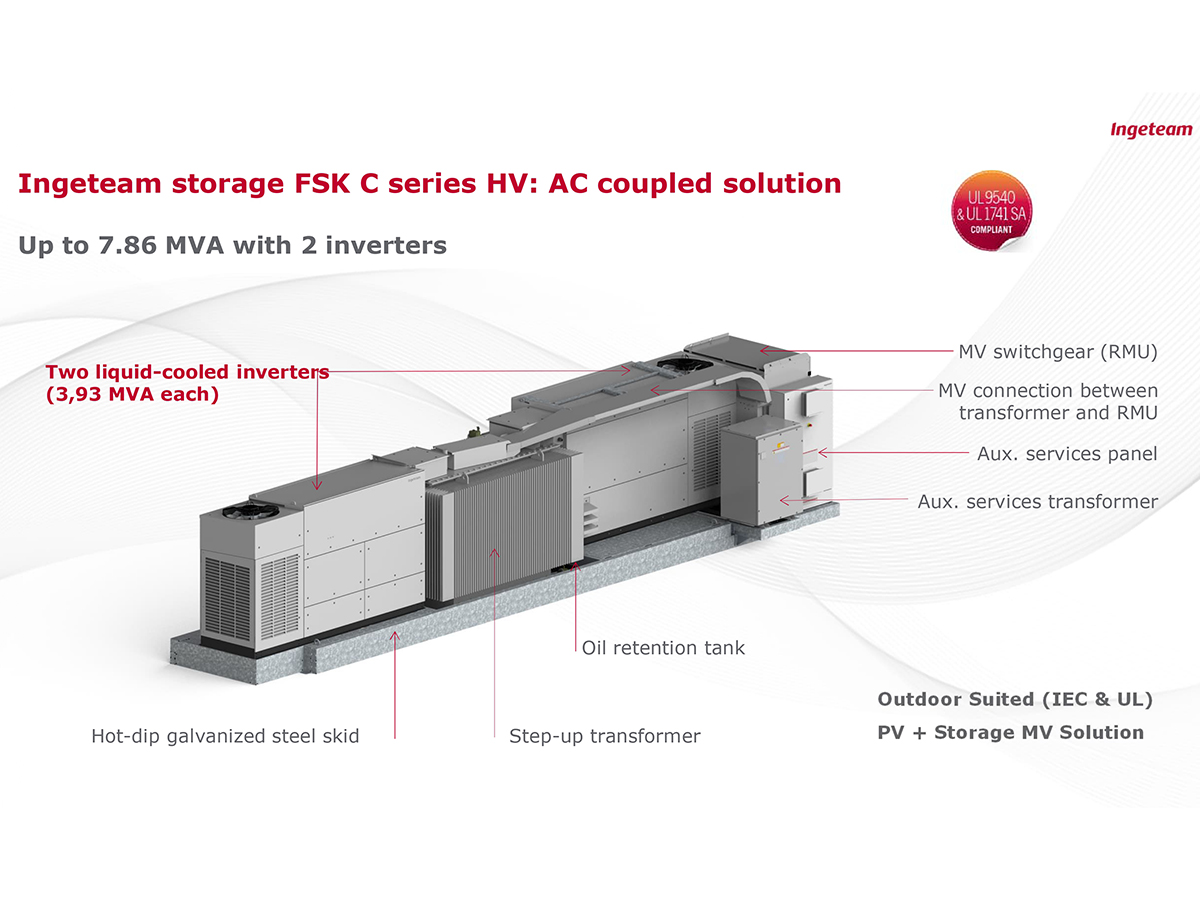 Ingeteam desarrolla un nuevo inversor para baterías a gran escala
