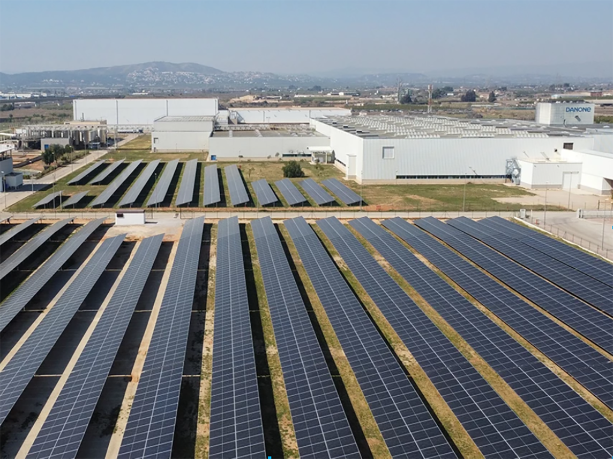 Engie instala un proyecto fotovoltaico en la planta de Danone en Valencia por 2 millones