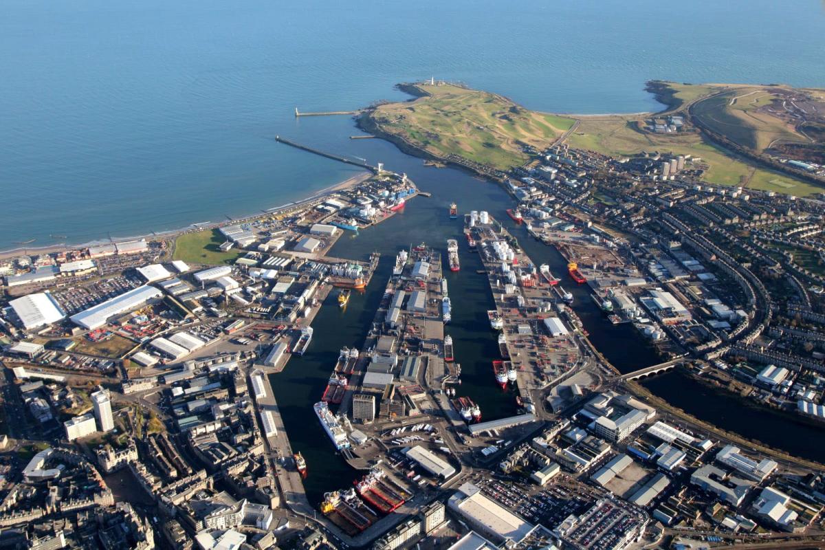 El puerto de Aberdeen explora el almacenamiento submarino de hidrógeno