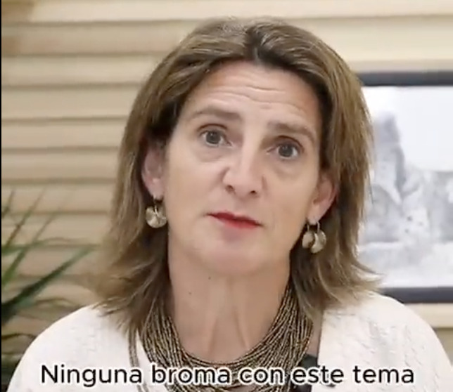 El vídeo viral de Teresa Ribera dando 'zascas' a la derecha por su negacionismo climático