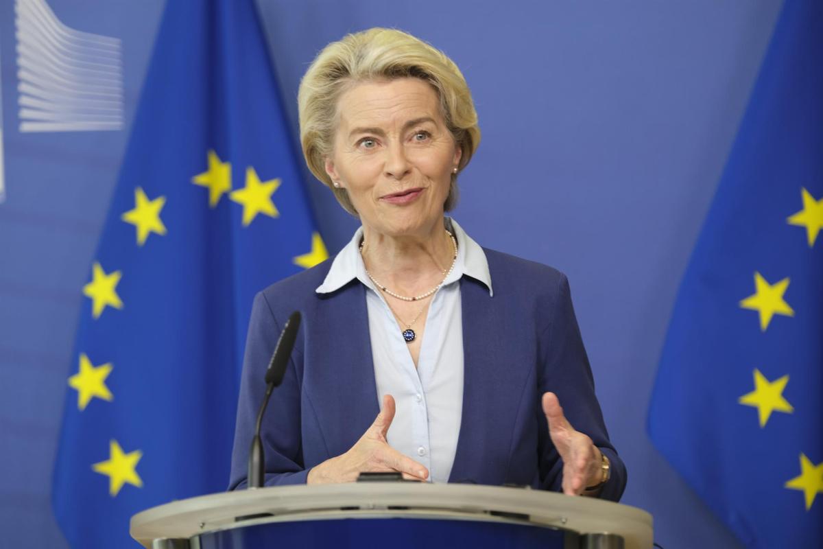 La presidenta de la Comisión Europea, Ursula von der Leyen.