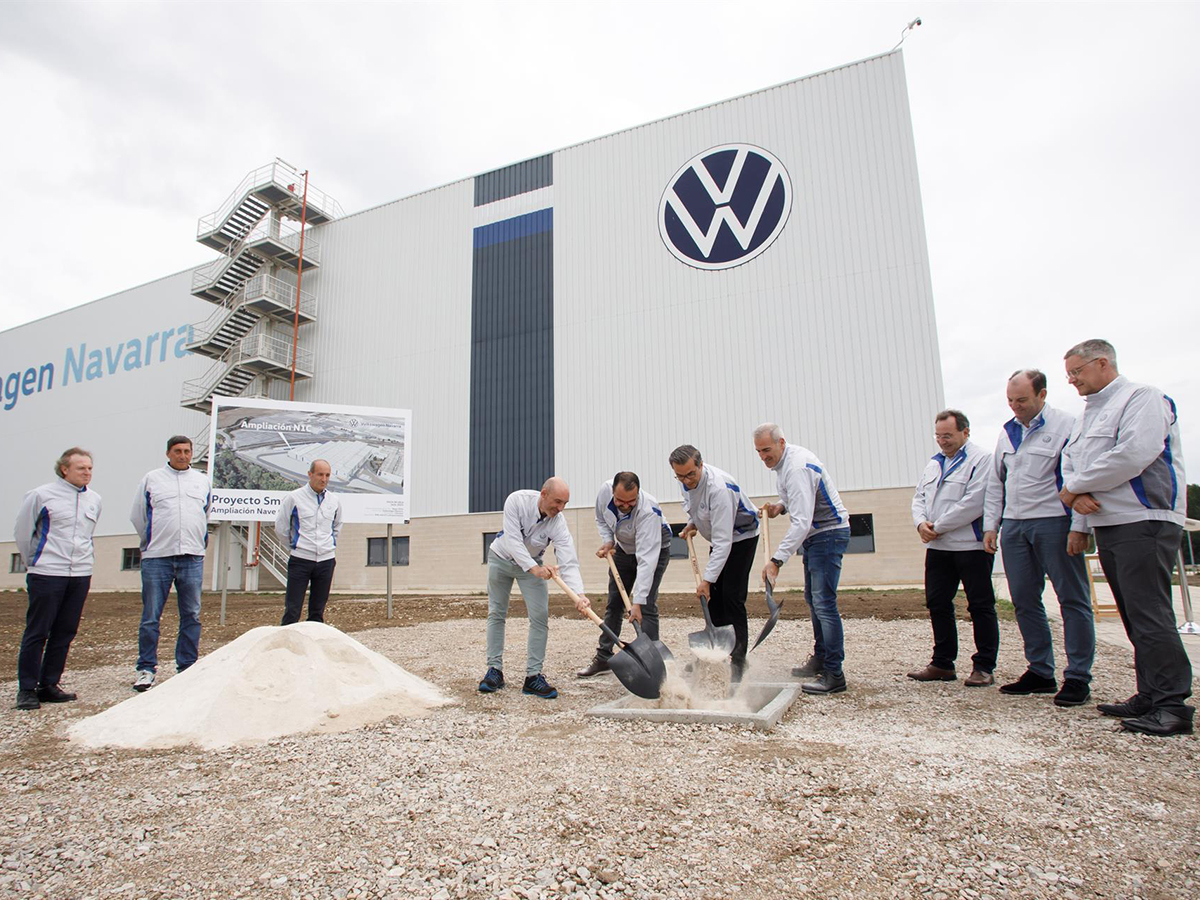 Volkswagen Navarra arranca el proceso de transformación de instalaciones para fabricar coches eléctricos