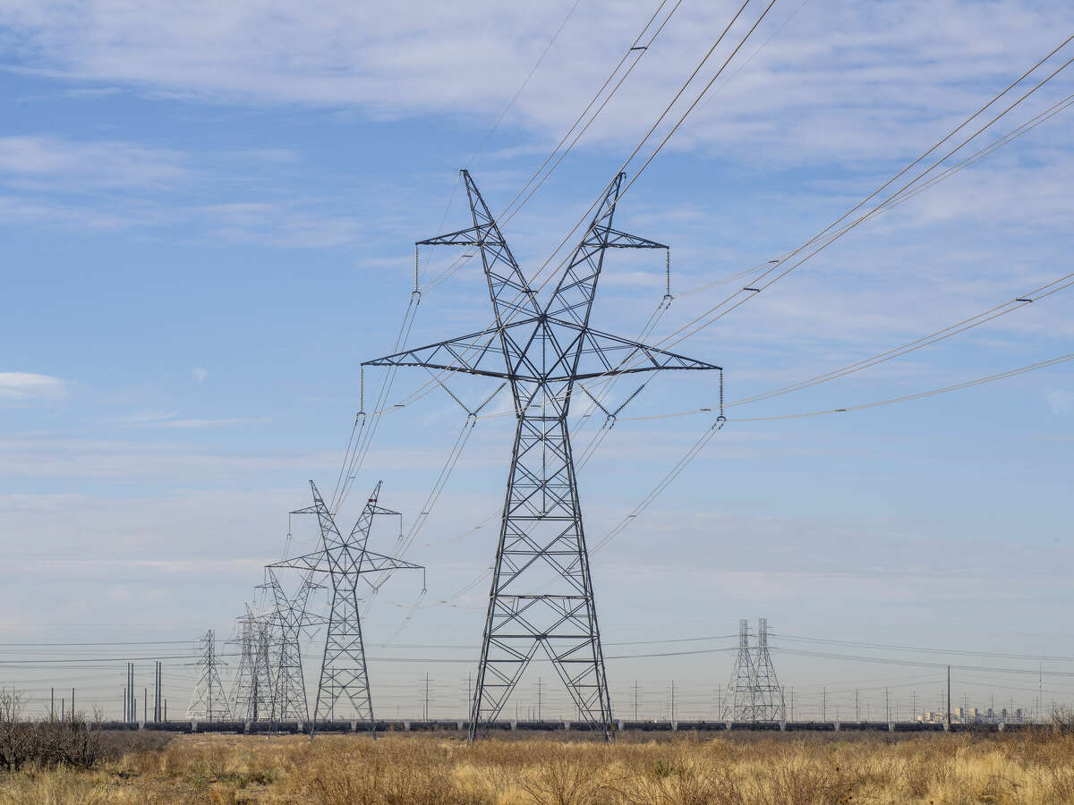 Líneas eléctricas de Texas.