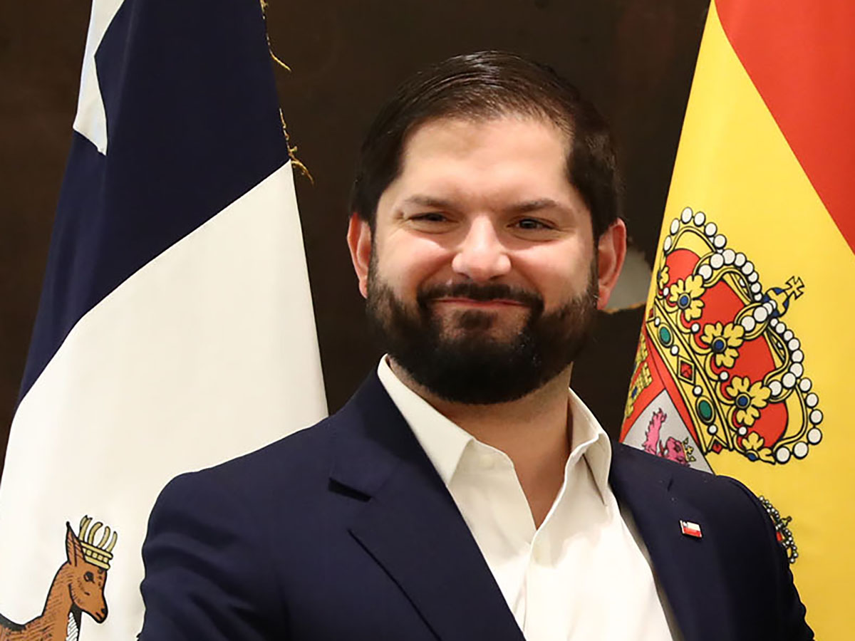 El presidente de la República de Chile, Gabriel Boric.