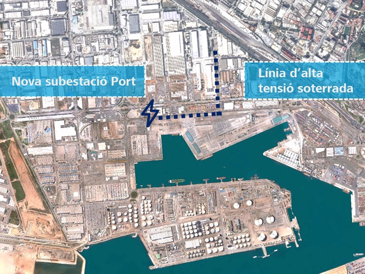 El Puerto de Barcelona licita la subestación eléctrica para la descarbonización de su actividad