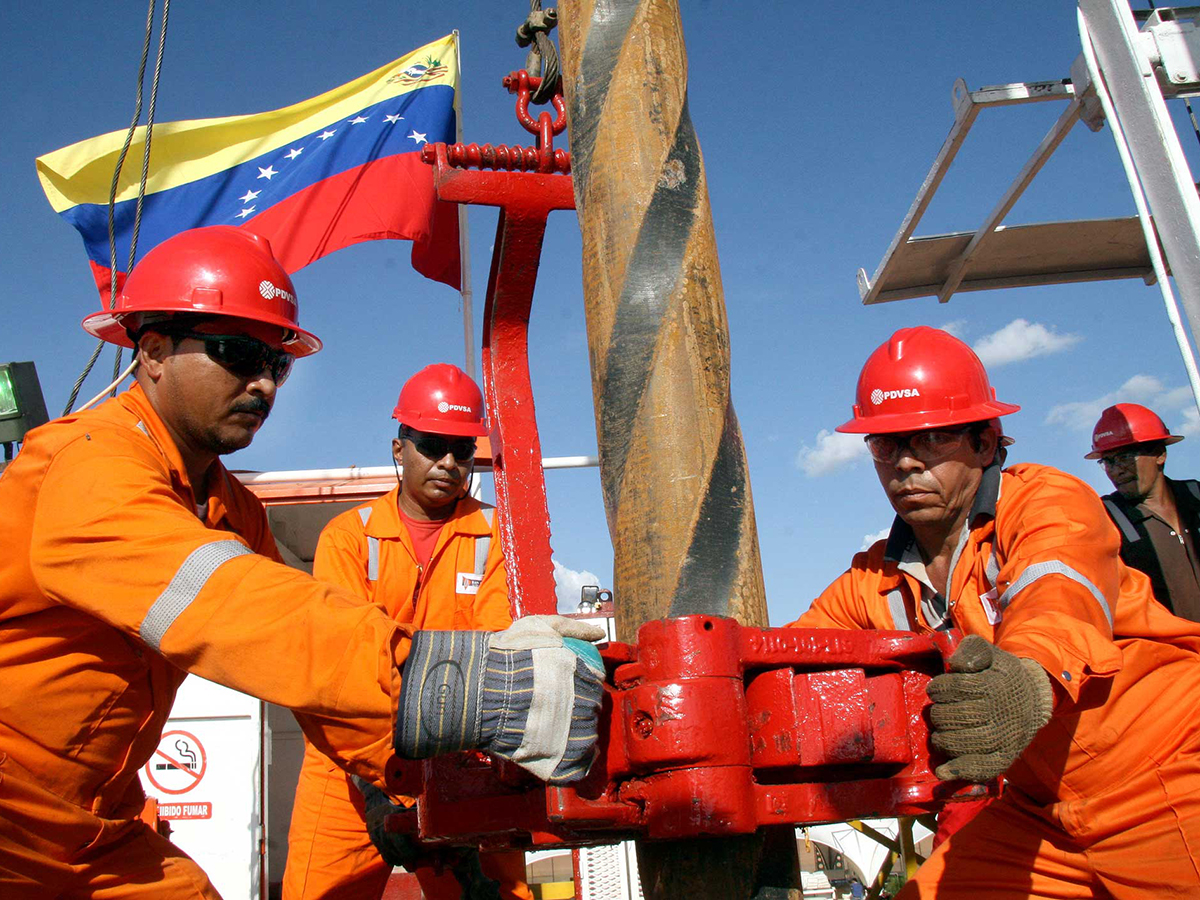 Trabajadores de Pdvsa. 