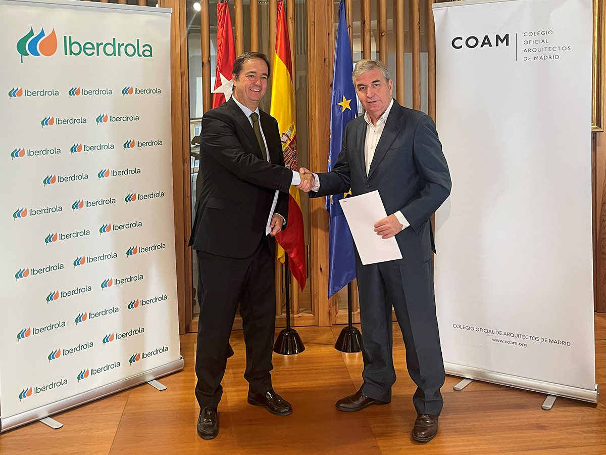 Iberdrola y el COAM firman un acuerdo para la rehabilitación energética de edificios