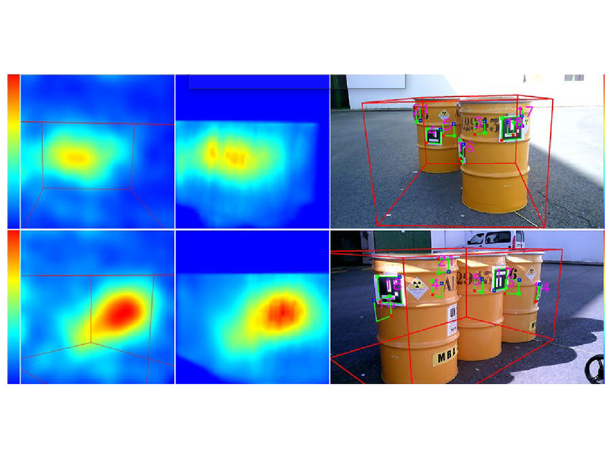 Una tecnología innovadora visualiza la actividad de los residuos nucleares en los contenedores