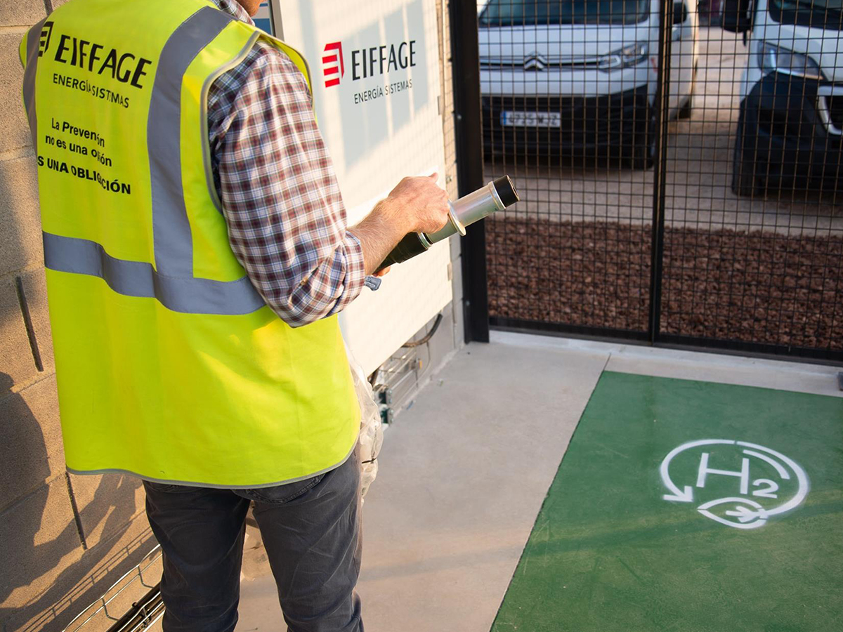 Eiffage Energía Sistemas produce ya en Albacete hidrógeno renovable a partir de electrólisis de agua