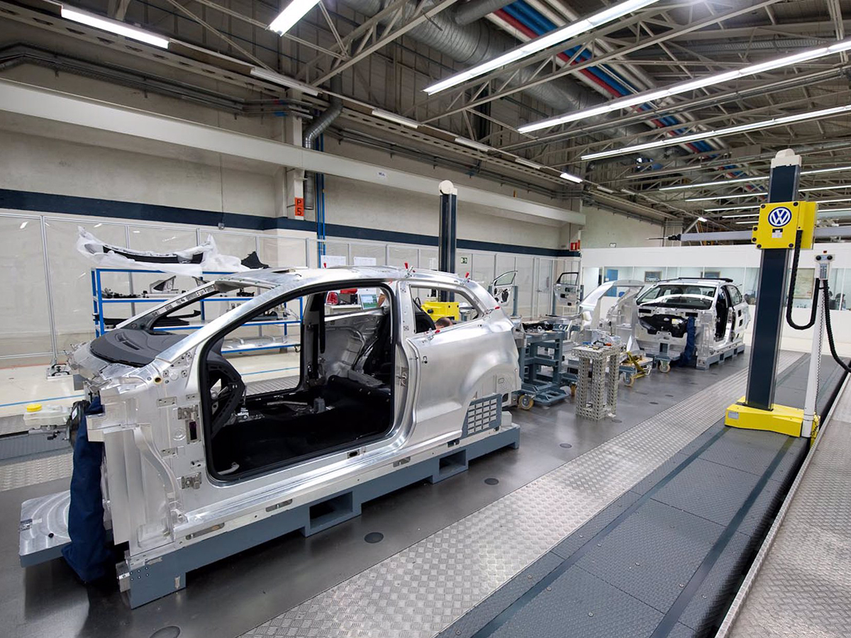 Fabricación del Polo en la fábrica de Volkswagen Navarra.