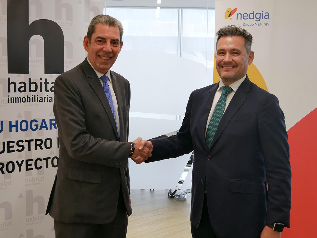 Naturgy se alía con Habitat Inmobiliaria para impulsar el uso de gases renovables en los hogares