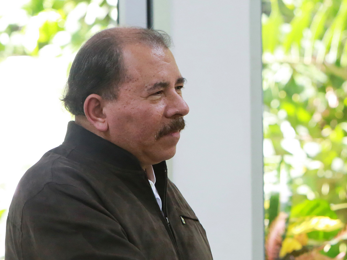 Daniel Ortega preside Nicaragua.