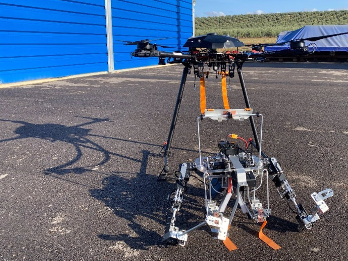 Endesa prueba con robots aéreos dotados de IA para mejorar la supervisión de las líneas eléctricas