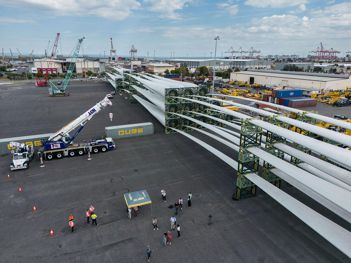 Acciona Energía construirá una planta pionera de reciclado de palas eólicas en Navarra