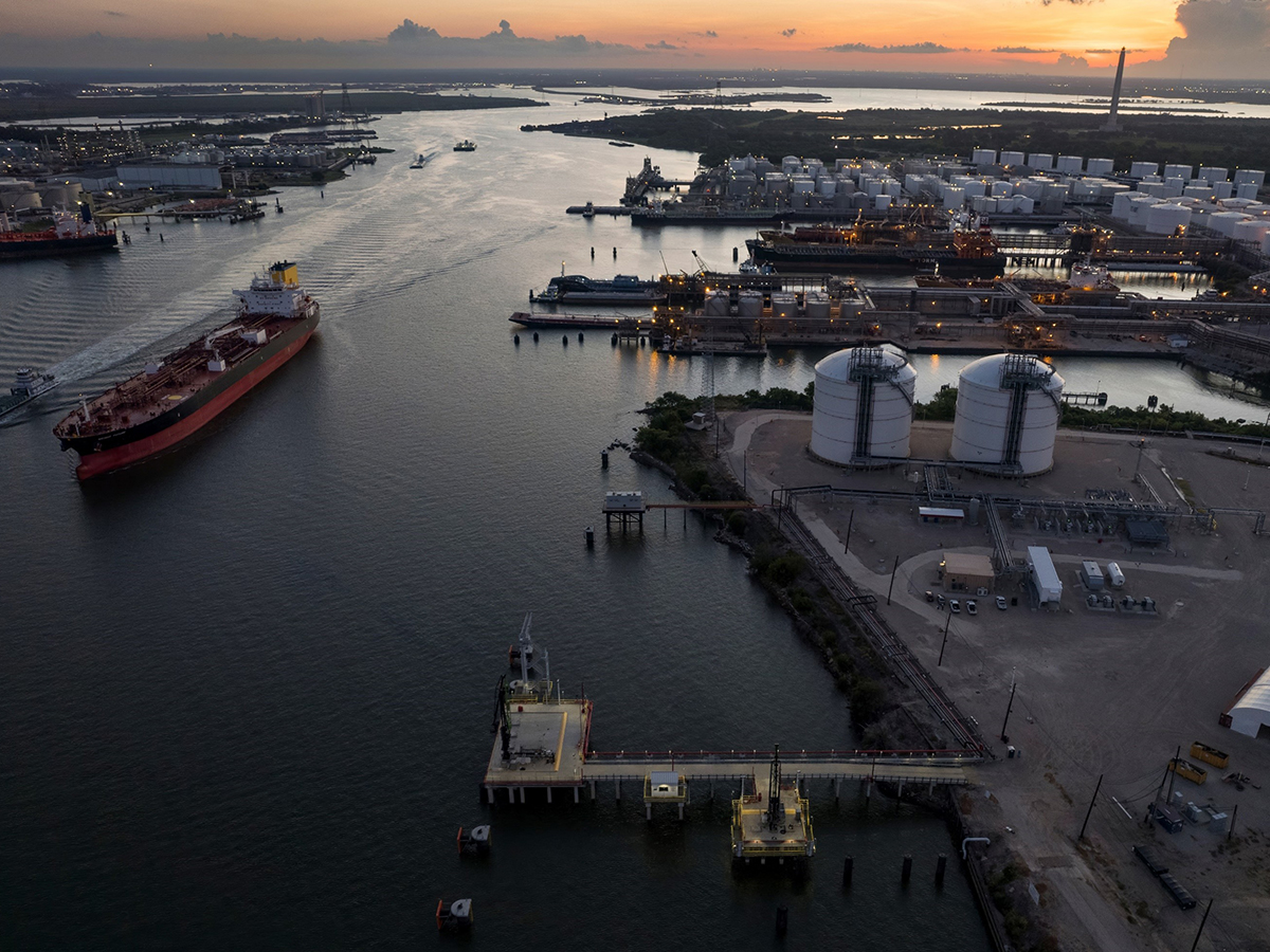 La terminal líder almacenamiento de amoníaco y GNL en Houston propiedad de Exolum. FOTO: Exolum