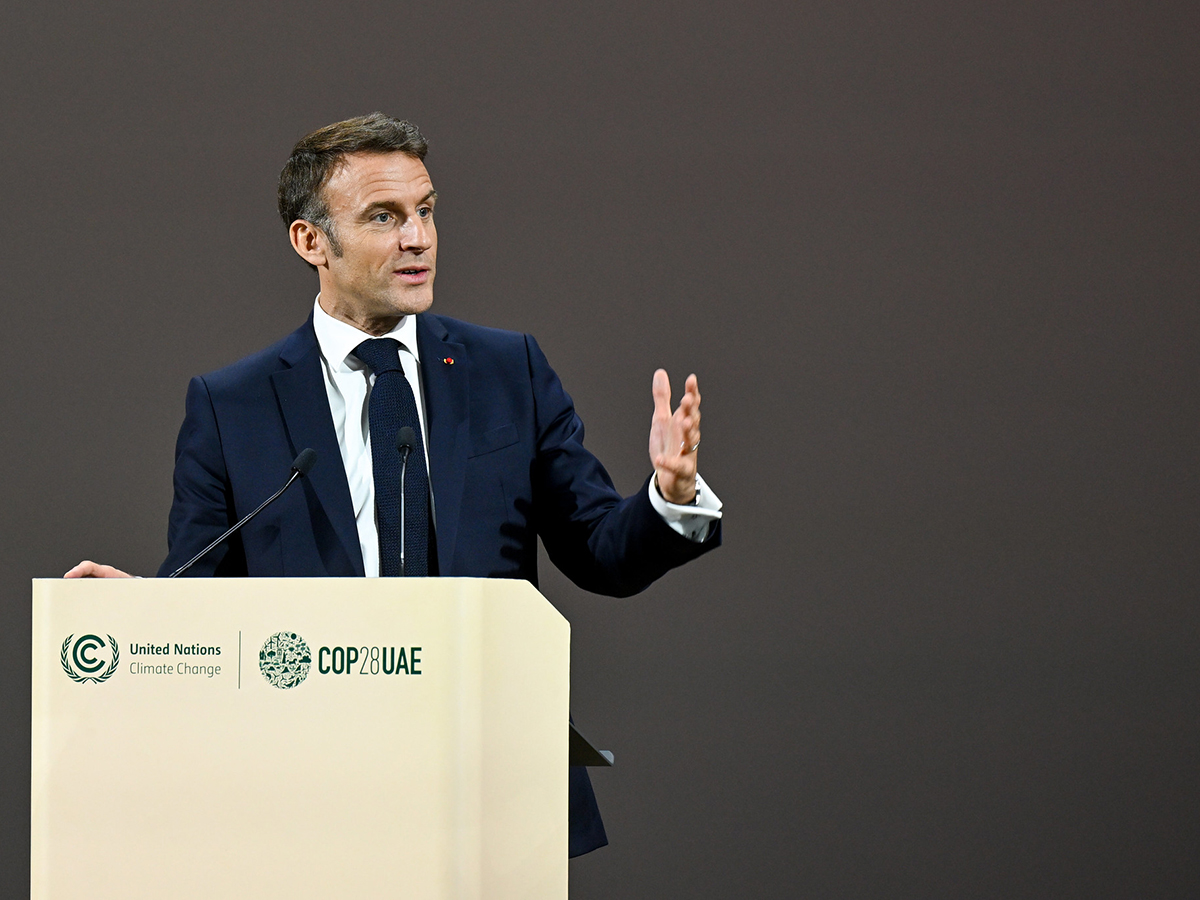 Macron afirma que el acuerdo de la COP28 "es una etapa importante"