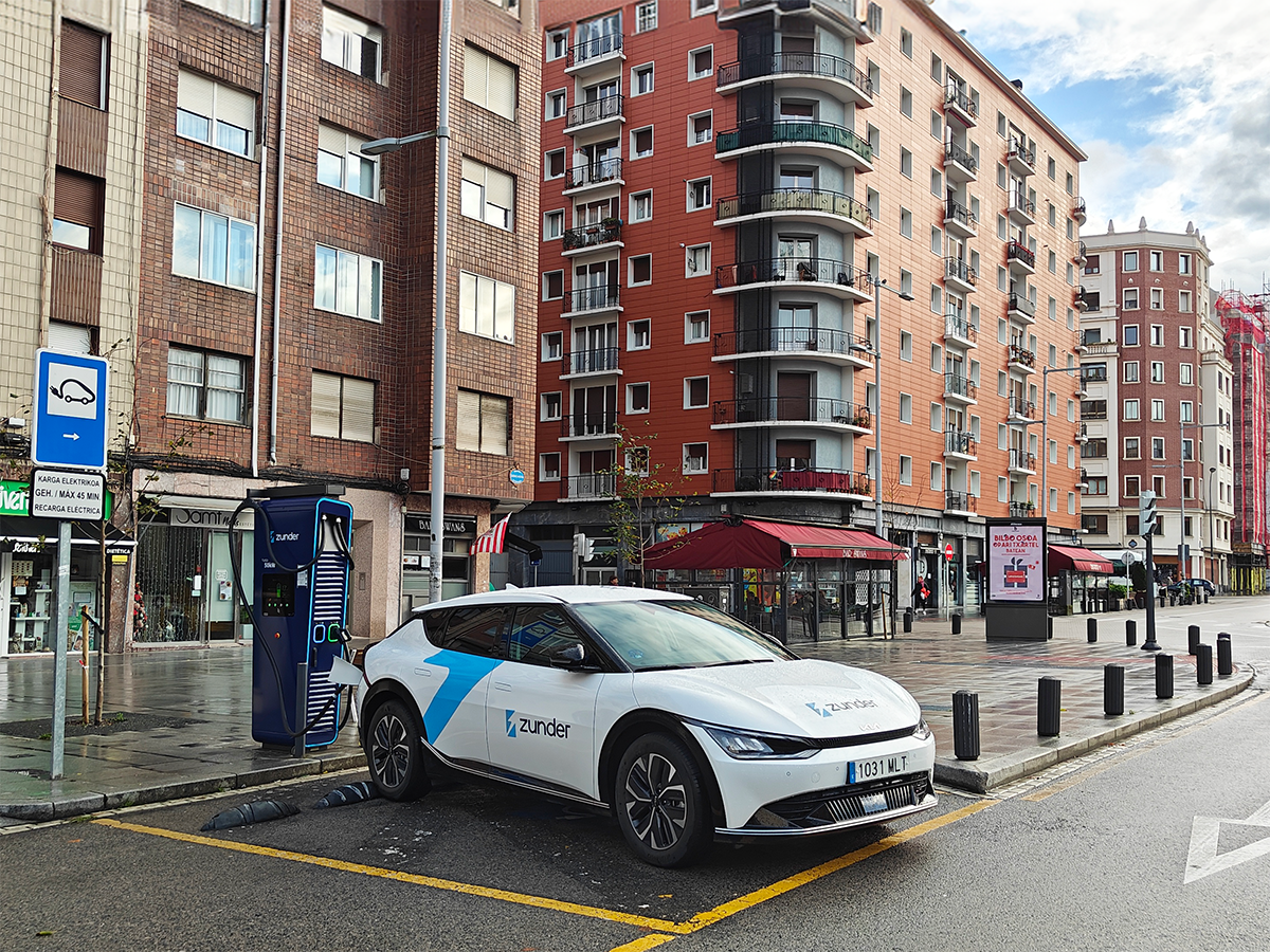 Zunder electrifica Bilbao con ocho estaciones de carga