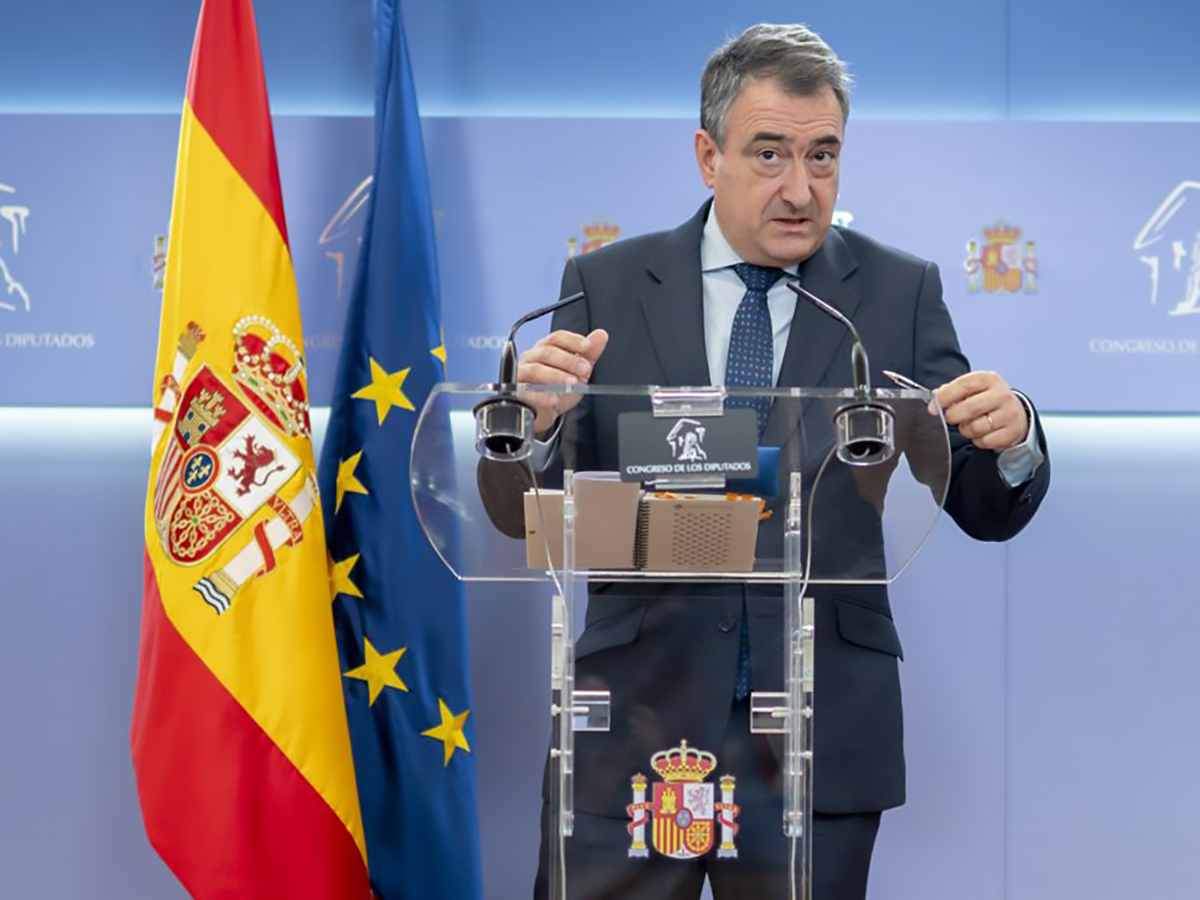 El portavoz del PNV en el Congreso, Aitor Esteban.