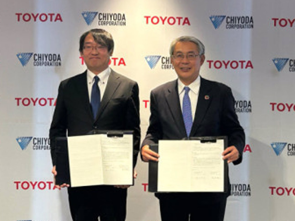 Toyota y Chiyoda firman un acuerdo de colaboración para el desarrollo a gran escala de hidrógeno verde