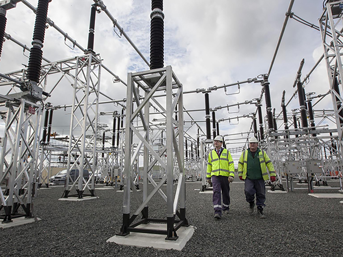 Líneas eléctricas de Iberdrola.