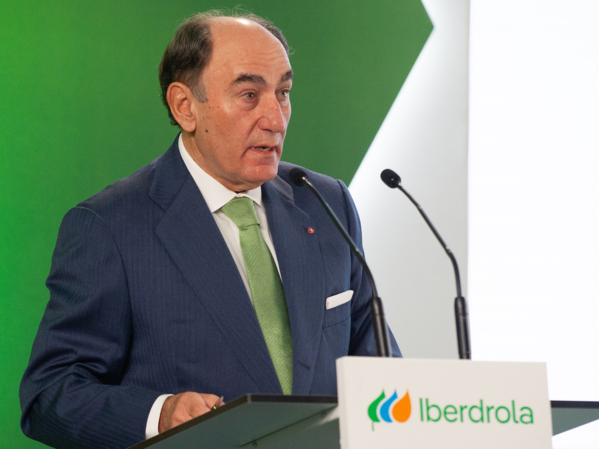 Ignacio Galán, presidente de Iberdrola, durante la celebración del Capital Markets Day. FOTO: Iberdrola