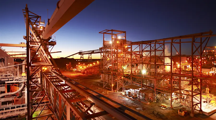 Mina de cobre de BHP en Australia.