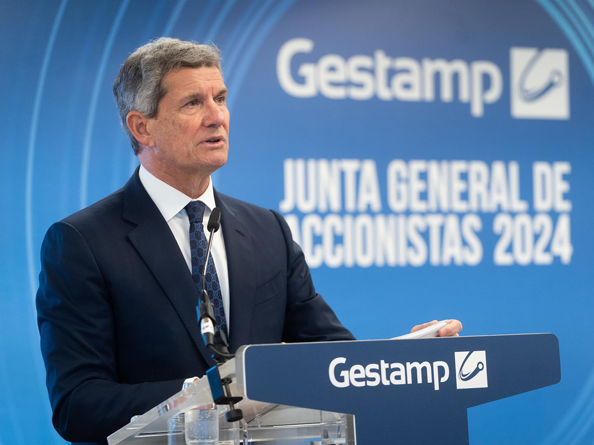 Gestamp prevé mejorar sus ventas en 2024 un 2 ó 3% y cerca del 23% proceden del vehículo eléctrico