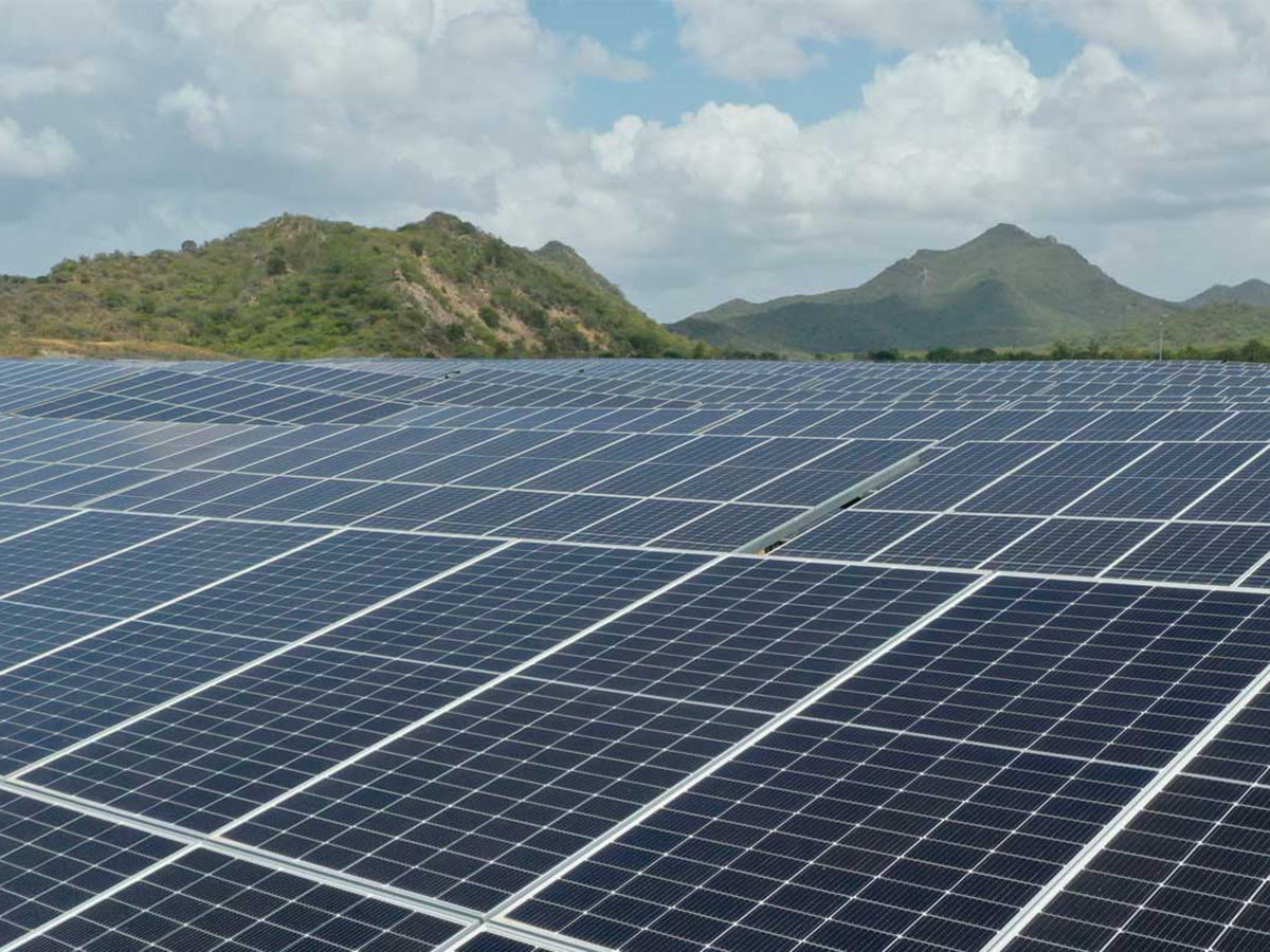 Planta fotovoltaica de Acciona Energía.