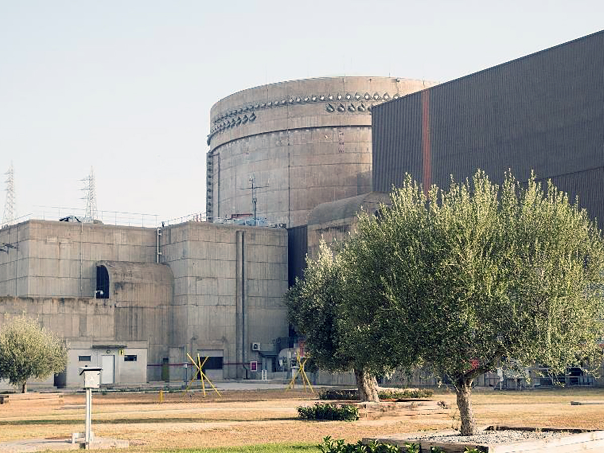 La central nuclear de Ascó. 