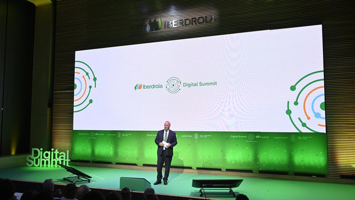 El CEO de Iberdrola España, Mario Ruiz-Tagle, en el Digital Summit de la compañía. 