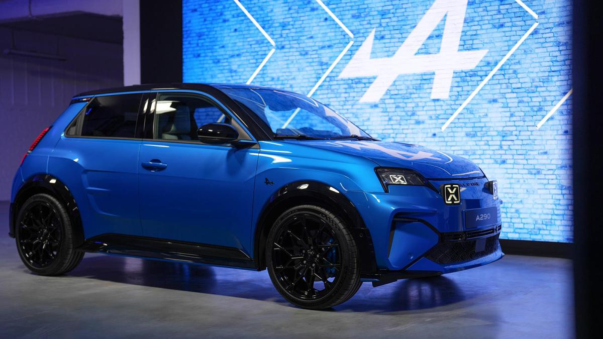 Alpine presenta su primer deportivo urbano 100% eléctrico, el A290, con 380 kilómetros de autonomía