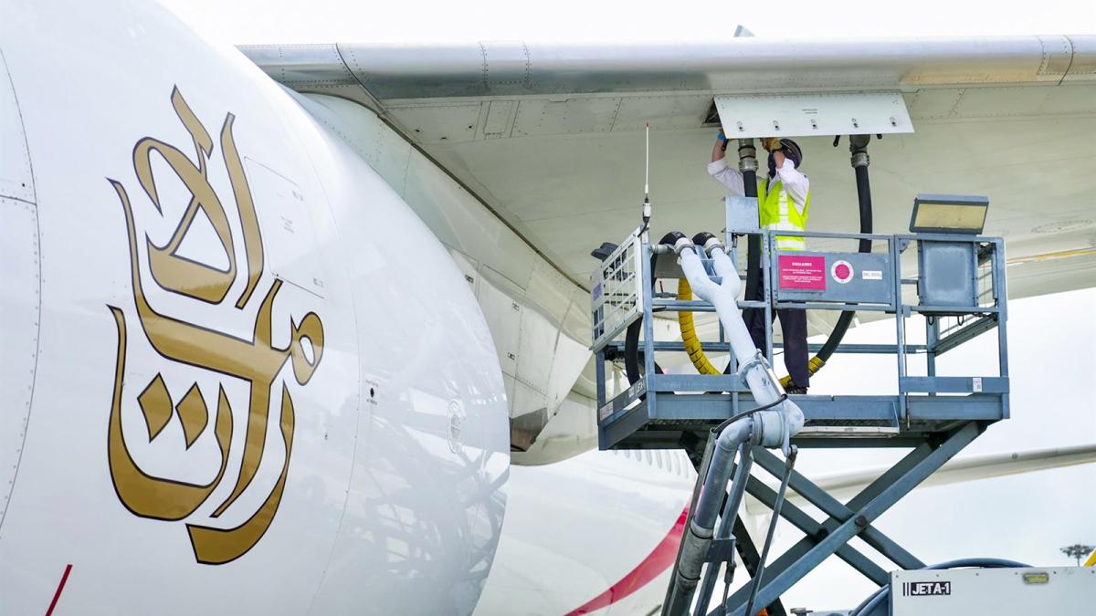 Emirates comienza a utilizar SAF en Singapur