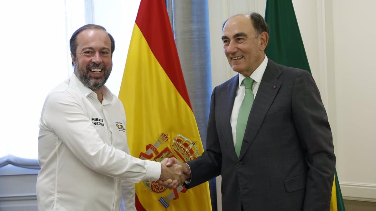 Galán recibe al ministro de Energía de Brasil e Iberdrola apuesta por el hidrógeno verde en el país