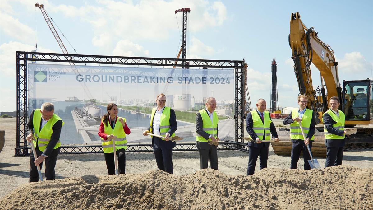 Arranca la construcción de la planta de GNL de Stade (Alemania), en la que participa Enagás