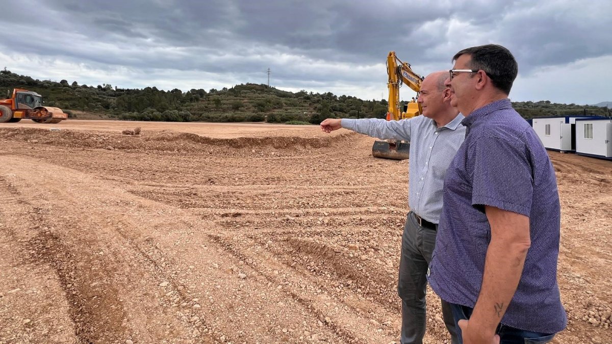 Inicio de las obras de la subestación de Masdenverge. 