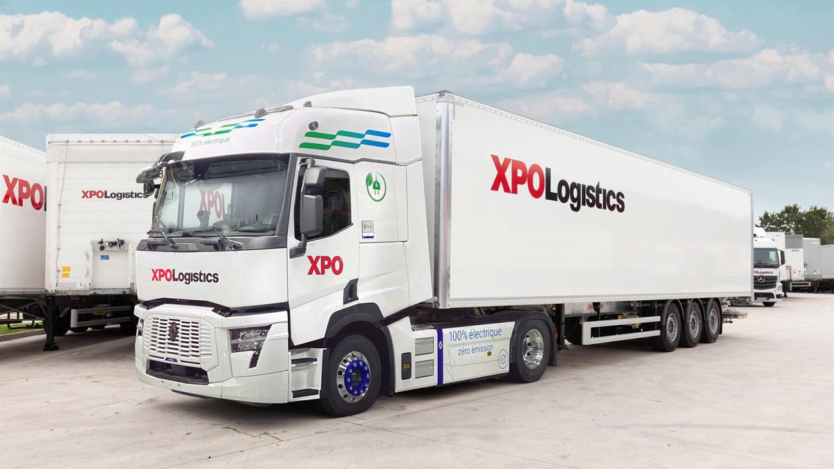 Camión eléctrico de XPO Logistics.