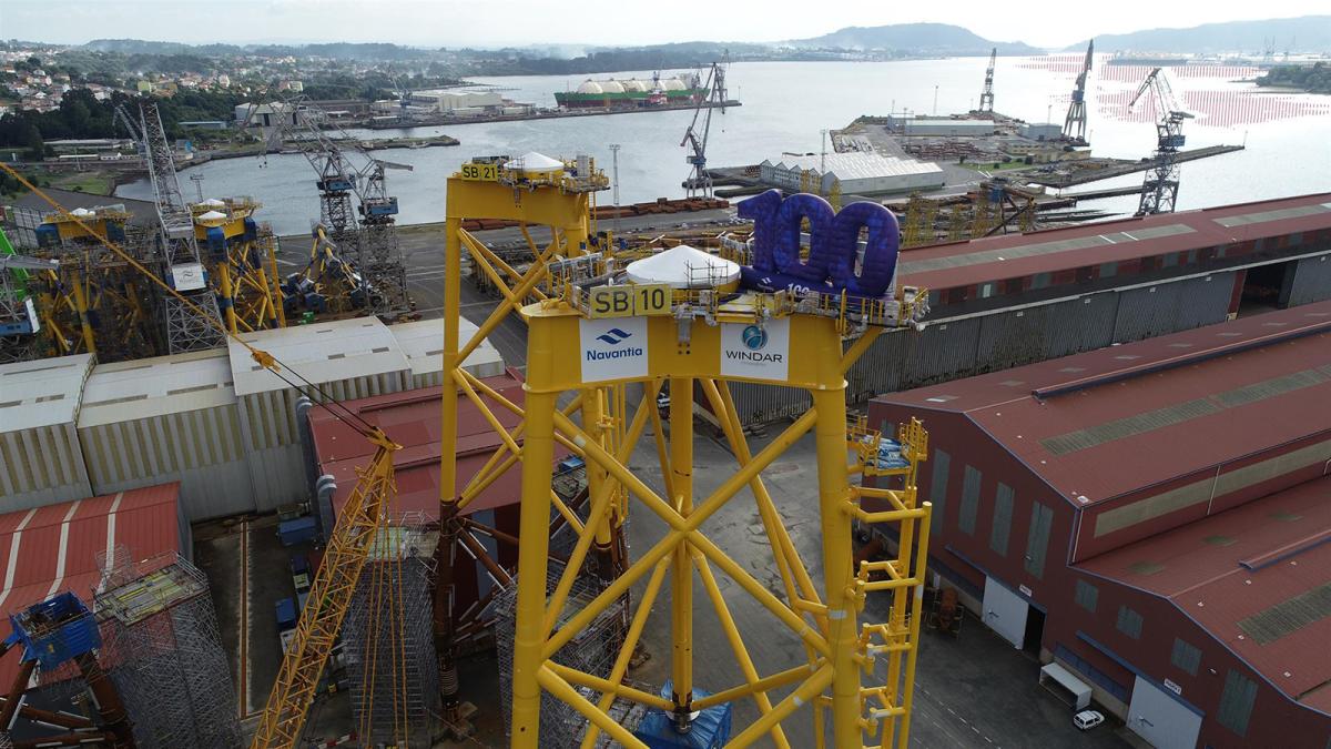 Navantia y Windar construirán 21 monopilotes para un parque eólico marino de Iberdrola en el Báltico