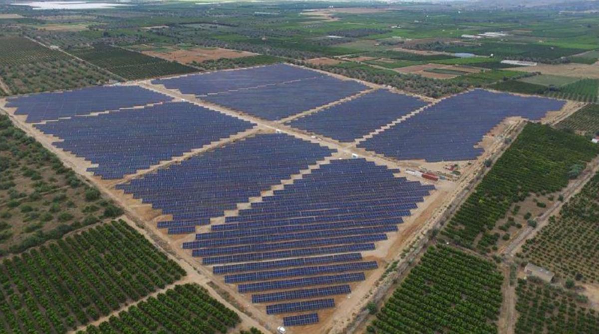 El parque fotovoltaico Sant Jordi. 