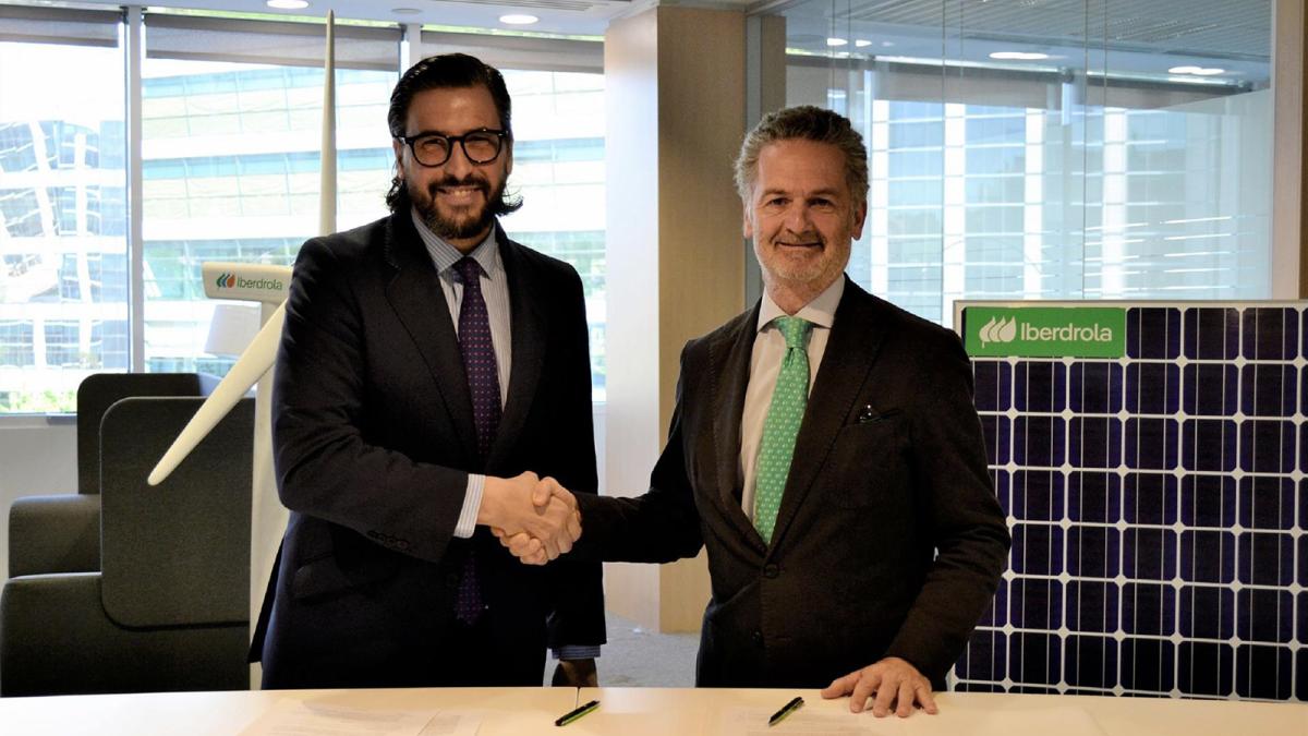 Alejandro Quinzán, de Panasef, y Alfonso Calderón, de Iberdrola.