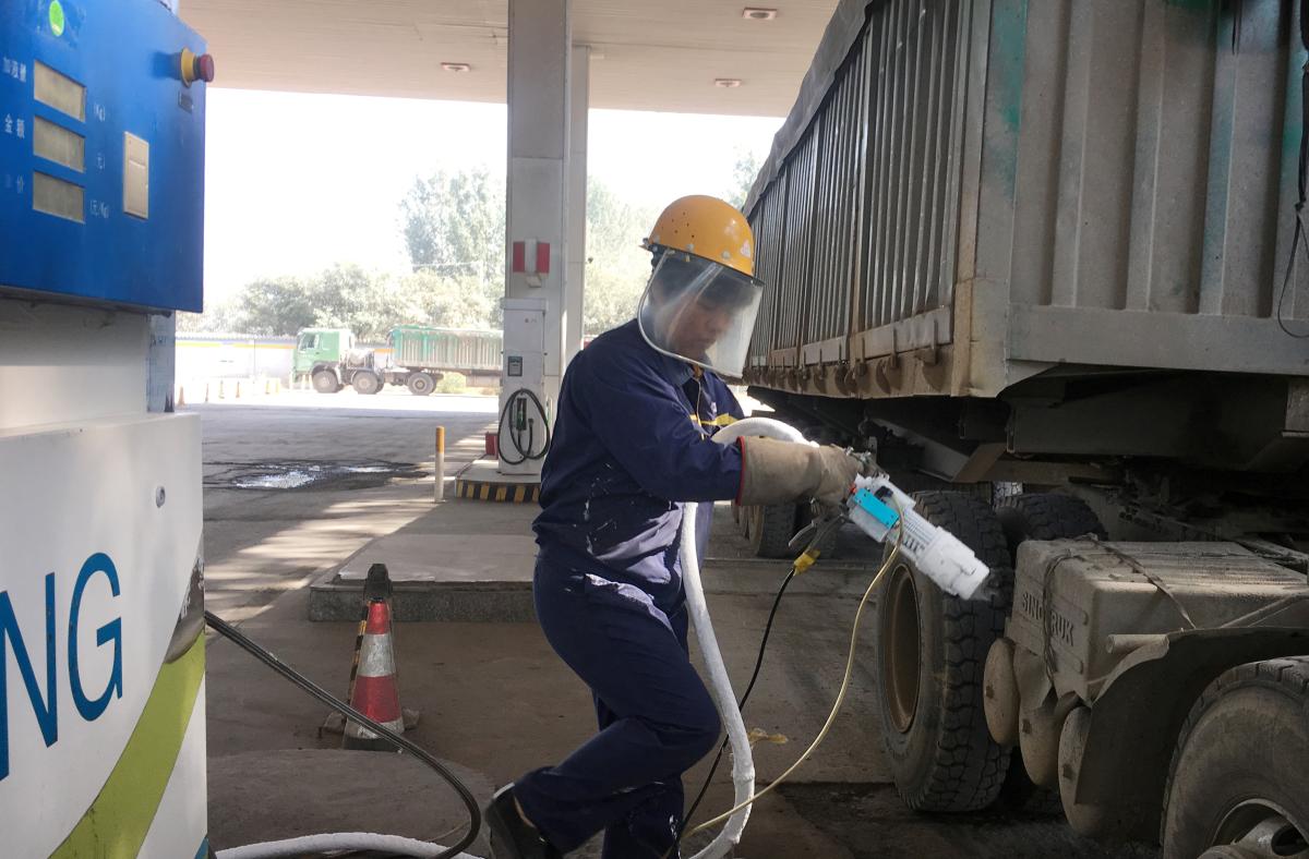 La venta de camiones de GNL afecta a la demanda china de gasóleo de carretera