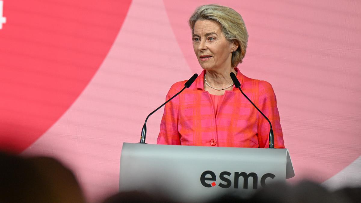 La presidenta de la Comisión Europea, Ursula von der Leyen.