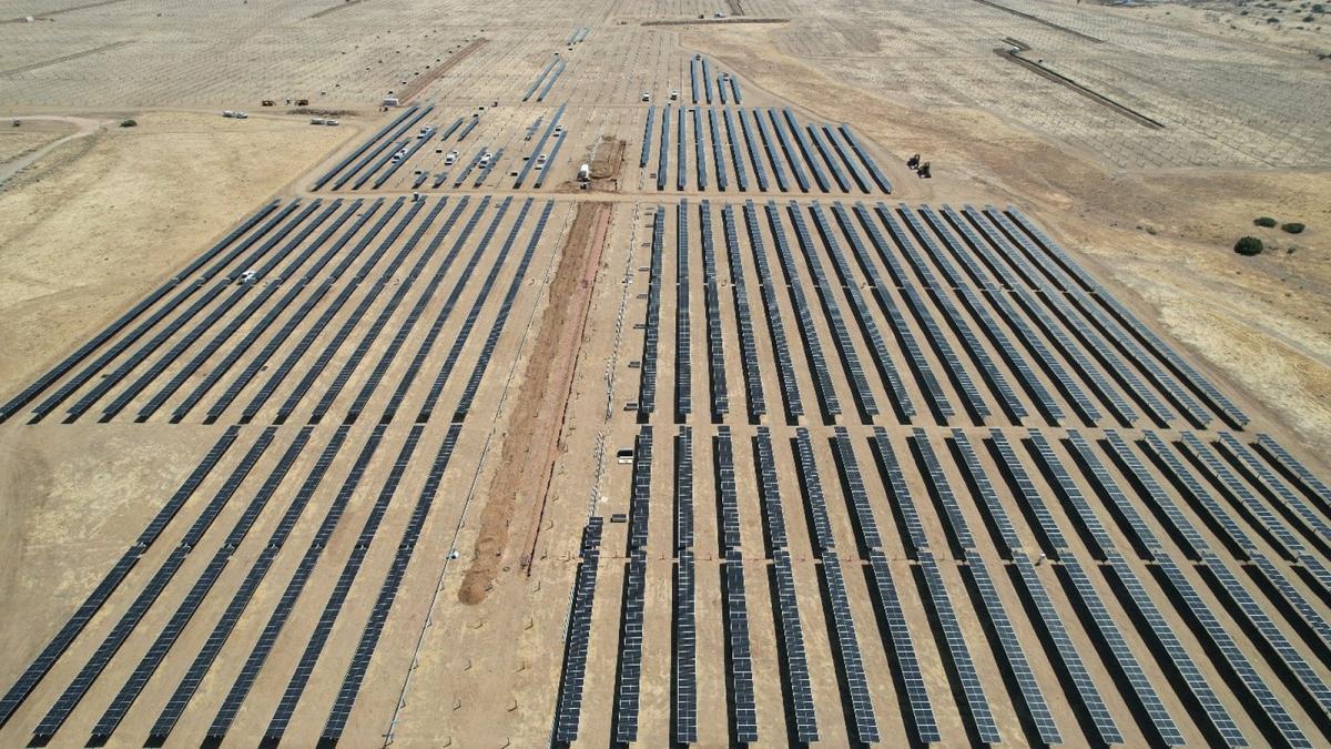 La planta fotovoltaica 'Camino Solar' De Iberdrola.