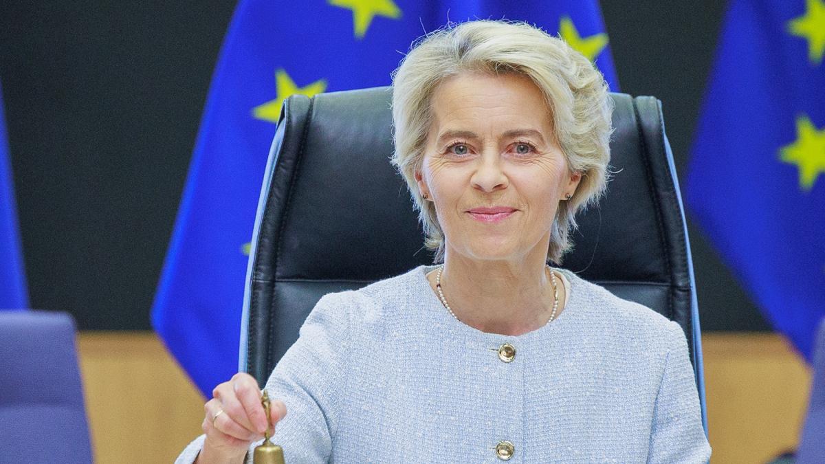 La presidenta de la Comisión Europea, Ursula von der Leyen.