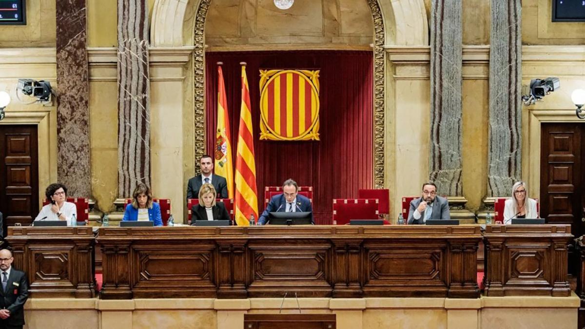 El Parlamento de Cataluña.