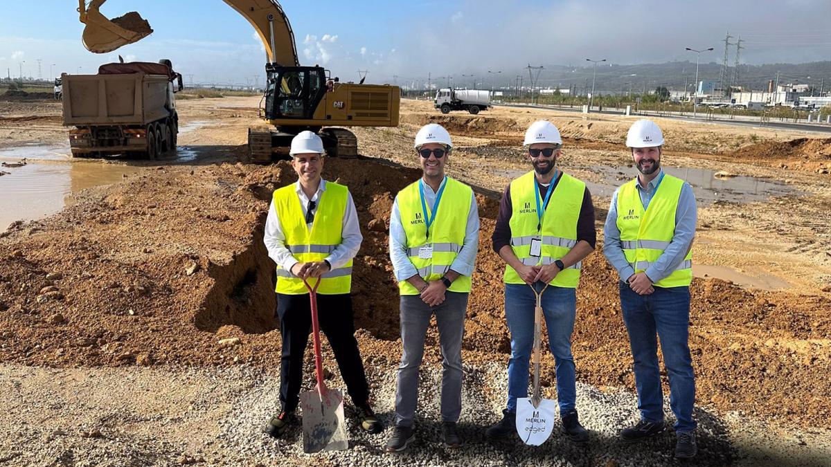 Inicio de la construcción del nuevo data center de Merlin en Lisboa.